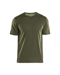 Blåkläder 3536-1743 T-shirt i merinoull – Skogsgrön