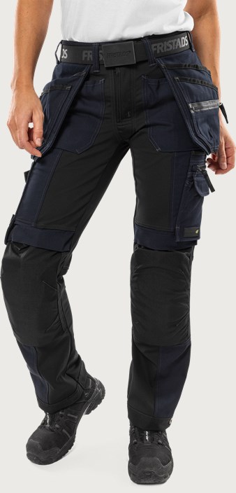 Fristads Hantverkarbyxa stretch 2533 GCYD, dam – Mörk marinblå (544)
