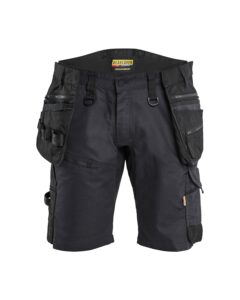 Blåkläder 1972-1149 STRIKER Hantverksshorts Stretch – Svart/Svart