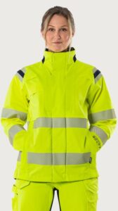 Fristads Flamestat Green vinterjacka stretch 4943 GFS klass 3, dam – Varsel Gul/Marinblå (171)