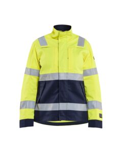 Blåkläder 4091-1514 Jacka Multinorm Dam – Varselgul/Marinblå