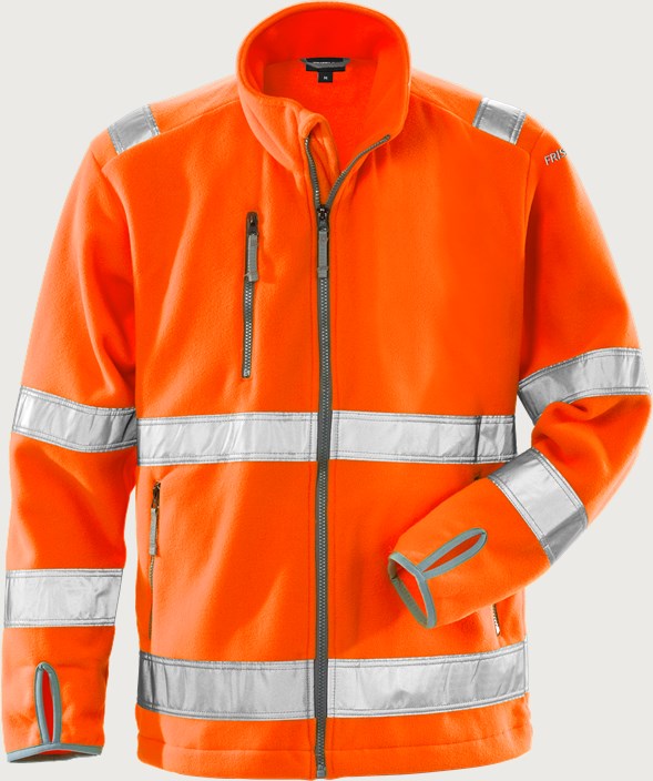 Fristads Varsel fleecejacka 4400 FE, klass 3 – Varsel Orange (230)