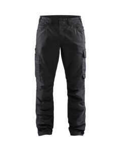 Blåkläder 1439-1141 Servicebyxa Denimstretch – Svart/Svart