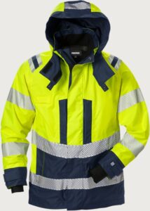 Fristads Varsel Airtech® skaljacka 4518 GTT klass 3, dam – Varsel Gul/Marinblå (171)