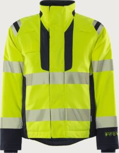 Fristads Flamestat Green vinterjacka stretch 4942 GFS, klass 3 – Varsel Gul/Marinblå (171)