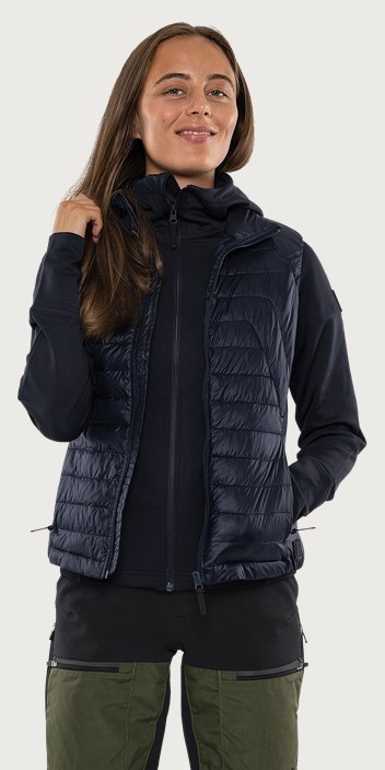 Fristads Oxygen PrimaLoft® väst, dam – Mörk marinblå (544)
