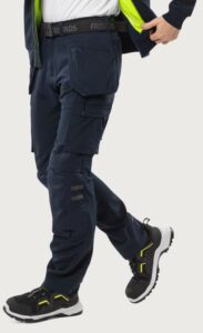 Fristads Hantverkarbyxa stretch 2596 GLWS – Mörk marinblå (544)