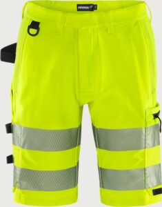 Fristads Varselshorts Green stretch 2648 GSTP, klass 2 – Varsel Gul (130)