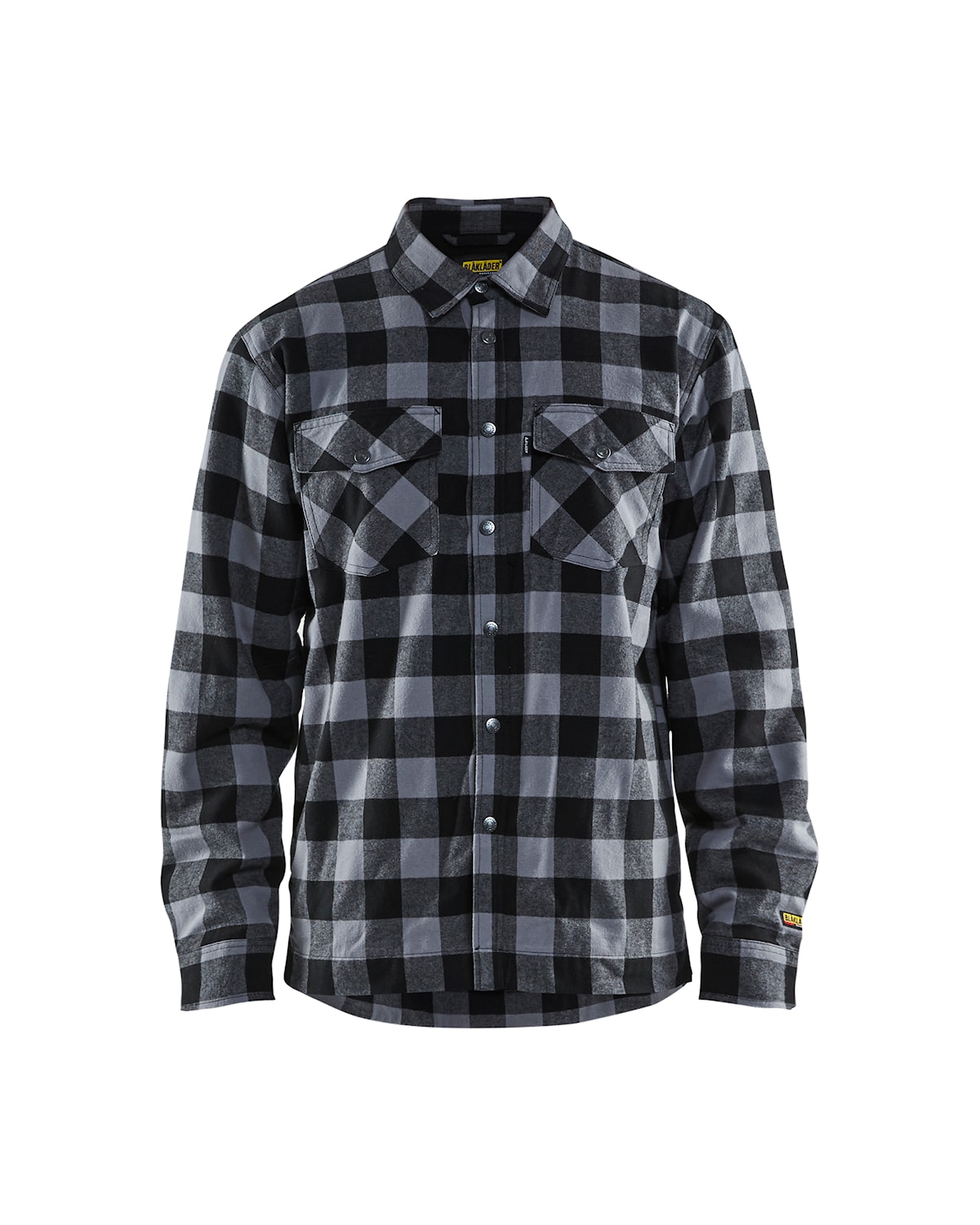 Blåkläder 3225-1131 Fodrad flanellskjorta – Antracitgrå/Svart