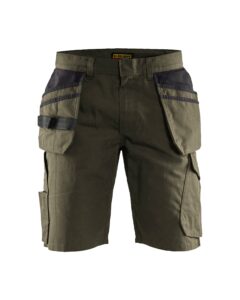 Blåkläder 1494-1330 Serviceshorts – Mörk olivgrön/Svart