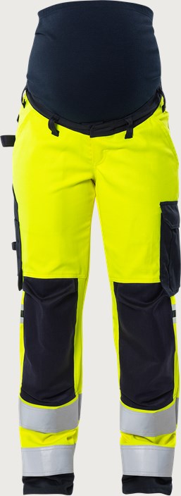 Fristads Flamestat gravidbyxa stretch 2507 ATHF, klass 2 – Varsel Gul/Marinblå (171)