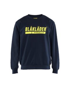 Blåkläder 3534-1158 Sweatshirt – Mörk marinblå/varselgul