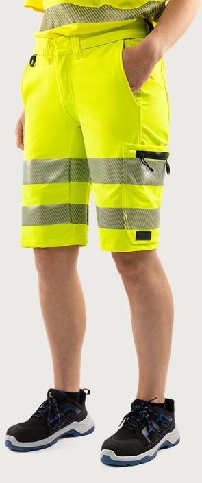 Fristads Varsel hantverkarshorts stretch 2667 GSTP klass 1, dam – Varsel Gul (130)
