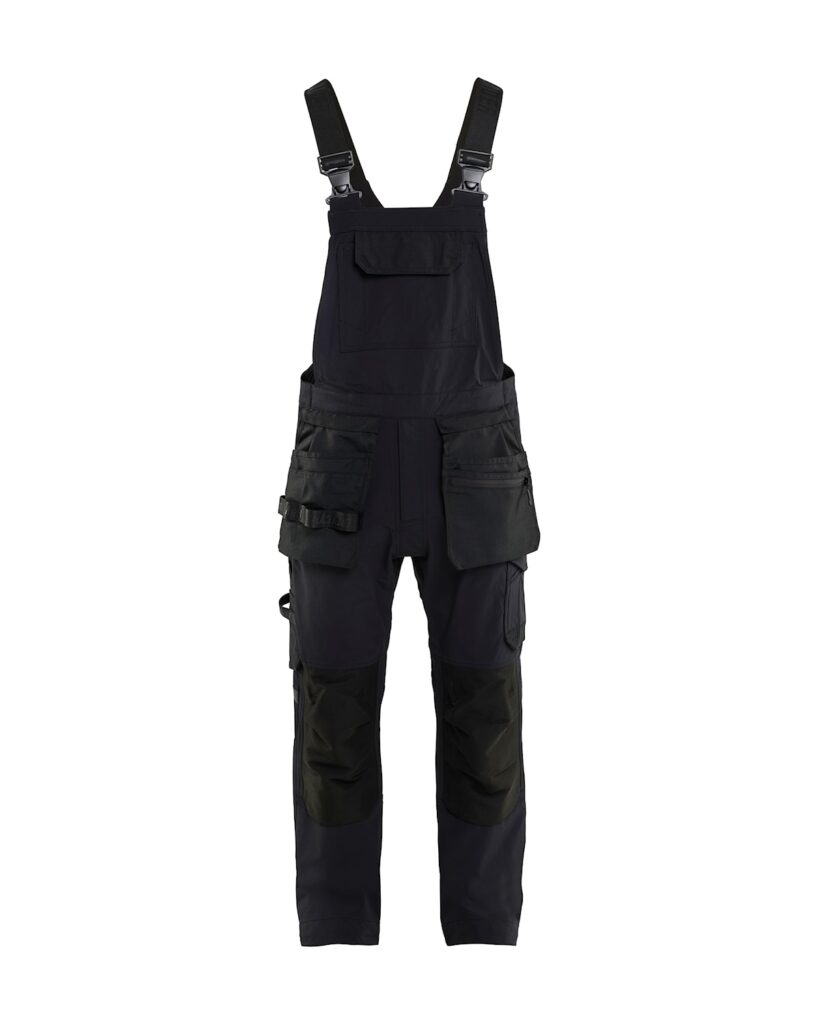 Blåkläder 2620-1645 Hängselbyxa 4-vägsstretch – Svart
