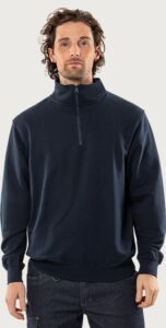 Fristads Acode sweatshirt med kort dragkedja 1737 SWB – Mörk marinblå (544)