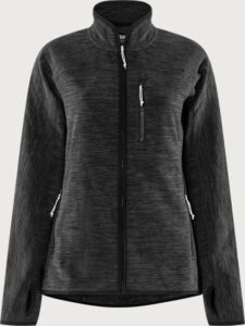 Fristads Cirrus microfleece-jacka, dam – Mörkgrå melange (931)