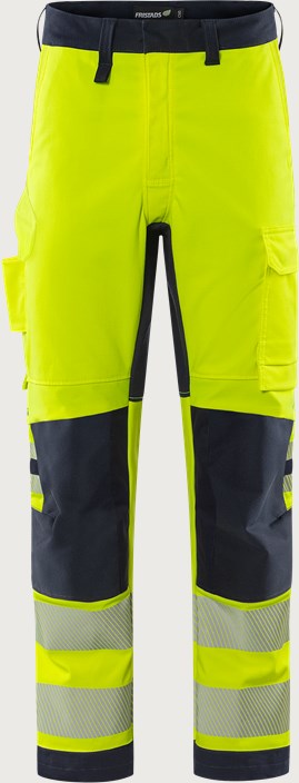 Fristads Flamestat Green stretchbyxa 2956 GFS, klass 2 – Varsel Gul/Marinblå (171)