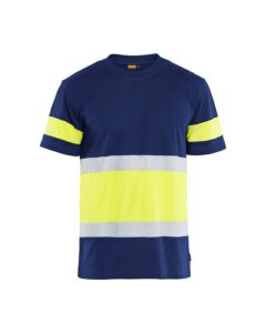 Blåkläder 3387-1030 Varsel-t-shirt – Marinblå/Varselgul