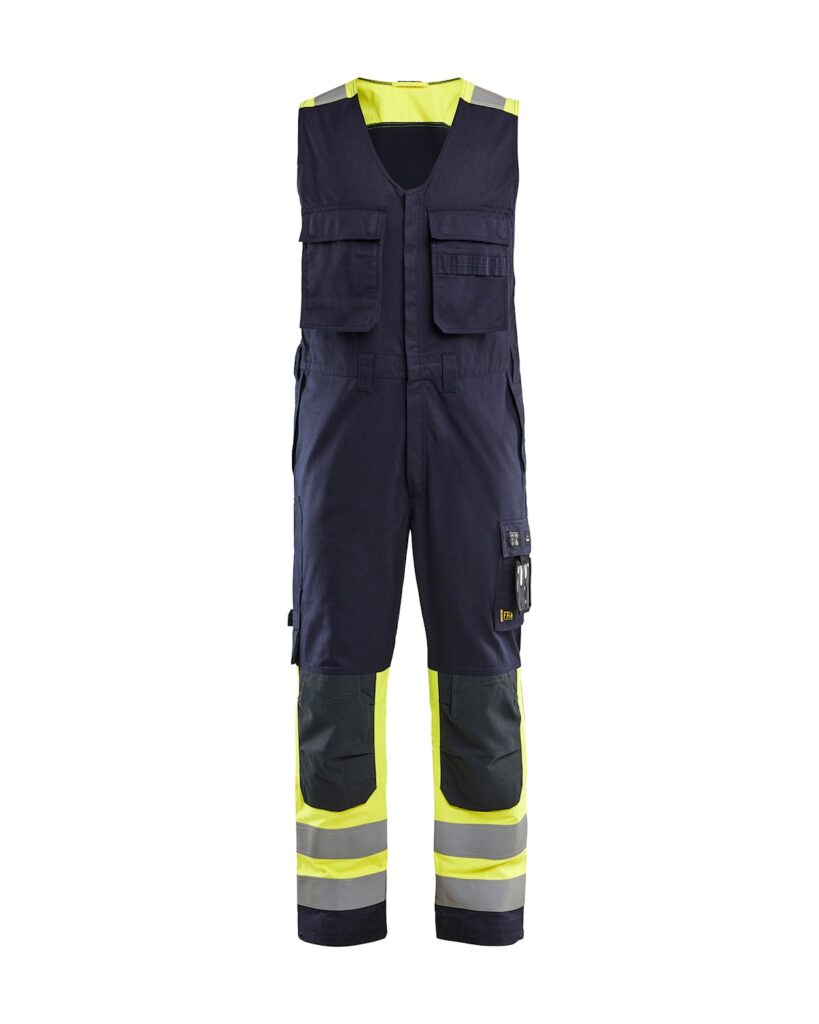 Blåkläder 2887-1512 Västbyxa Multinorm Inherent – Marinblå/Varselgul