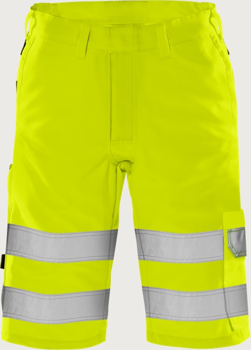 Fristads Varselshorts Green 2650 GPLU, klass 2 – Varsel Gul (130)