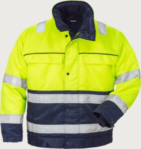 Fristads Varsel Vinterjacka 444 PP, klass 3 – Varsel Gul/Marinblå (171)