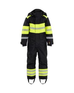 Blåkläder 5215-1977 Vinteroverall barn – Svart/Varselgul