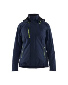 Blåkläder 4408-1917 Lättfodrad Vinterjacka Stretch Dam – Mörk marinblå/varselgul