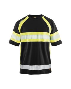 Blåkläder 3337-1051 UV-skyddad varsel-T-shirt – Svart/Varselgul