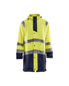 Blåkläder 4324-2000 Regnrock varsel LEVEL 1 – Varselgul/Marinblå