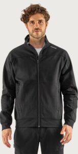 Fristads Sweatshirt-jacka 7552 GSM – Svart/Grå (996)