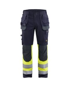 Blåkläder 1482-1512 APC 2 Byxa Multinorm Inherent – Marinblå/Varselgul