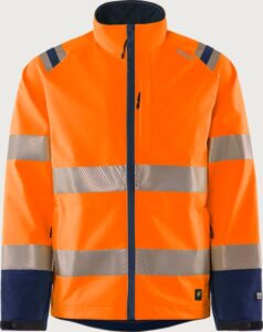 Fristads Varseljacka Green stretch 4647 GSTP, klass 3 – Varsel Orange/Marinblå (271)
