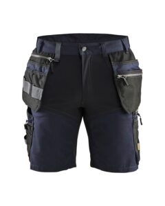 Blåkläder 1598-1860 Hantverksshorts Stretch – Mörk marinblå/Svart