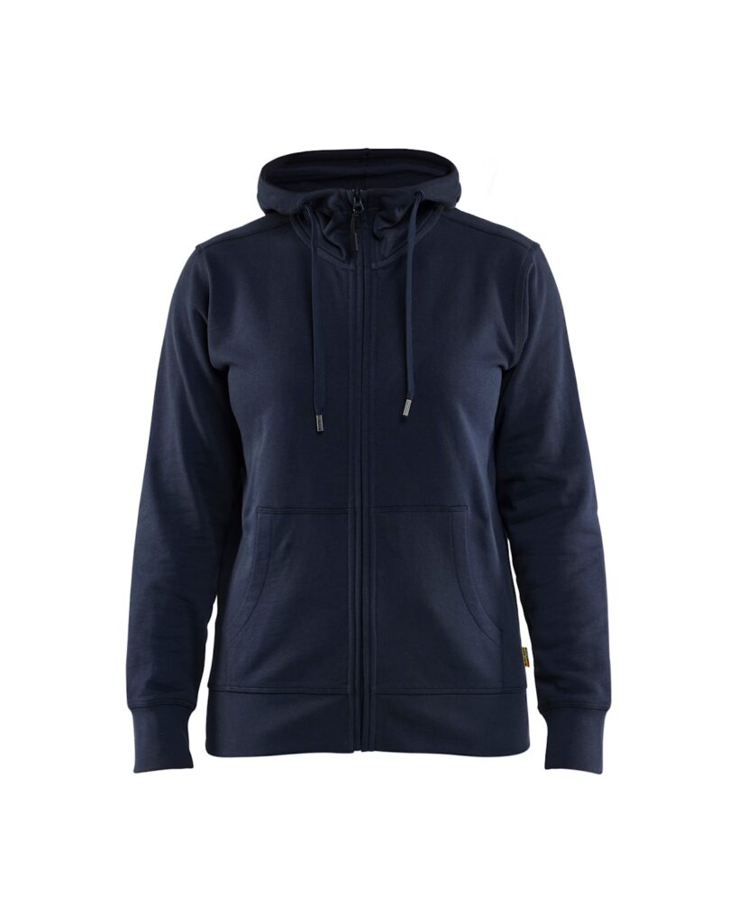 Blåkläder 3395-1158 Huvtröja full zip Dam – Mörk marinblå