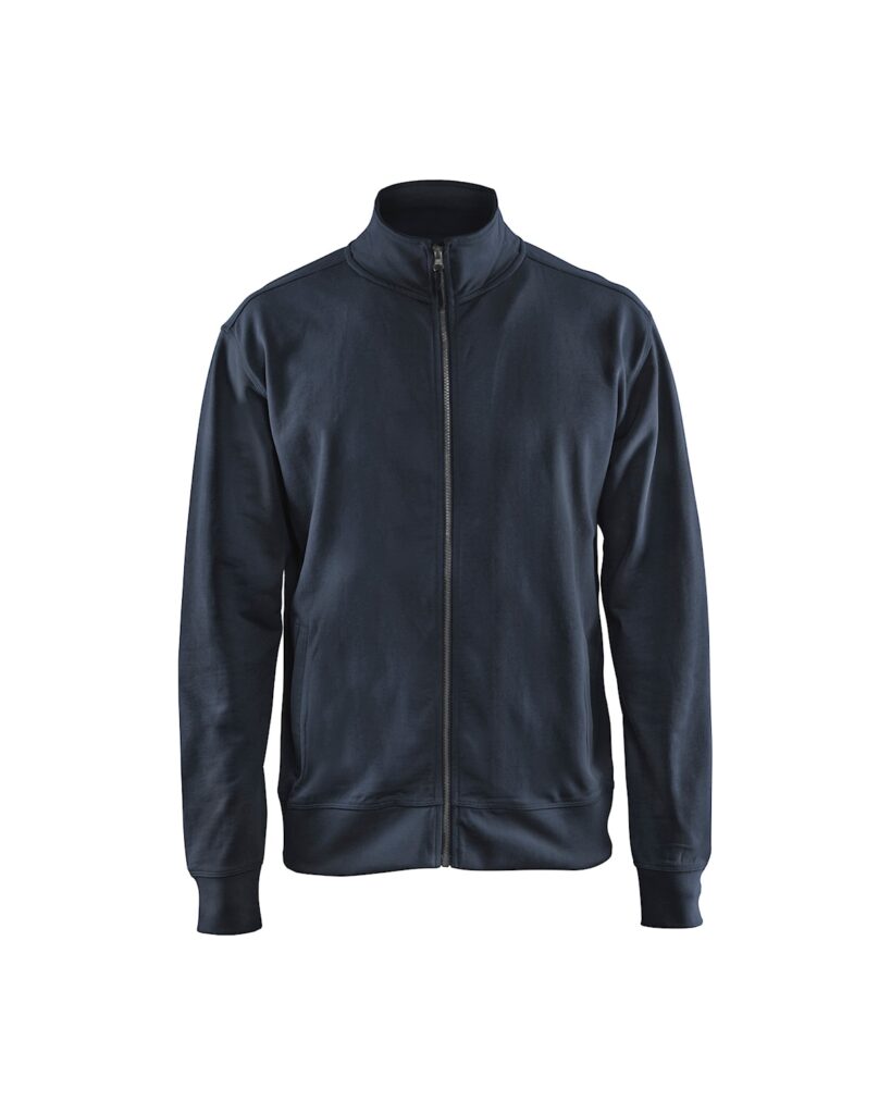 Blåkläder 3371-1158 Sweatshirt full zip – Mörk marinblå