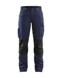 Blåkläder 7195-1330 Servicebyxa Stretch Dam – Mörk marinblå/Svart