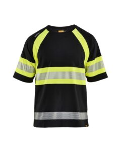 Blåkläder 3637-1030 Varsel-T-shirt – Svart/Varselgul