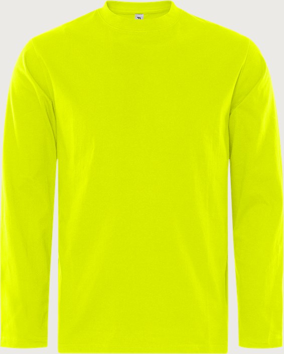 Fristads Acode heavy långärmad T-shirt 1914 HSJ – Neongul (131)