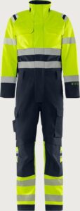 Fristads Flamestat Green stretchoverall 8950 GFS, klass 3 – Varsel Gul/Marinblå (171)