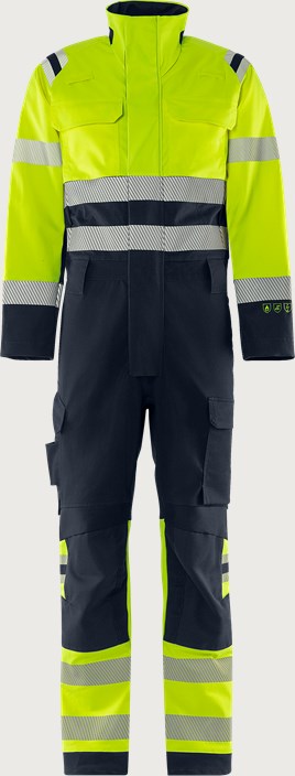 Fristads Flamestat Green stretchoverall 8950 GFS, klass 3 – Varsel Gul/Marinblå (171)