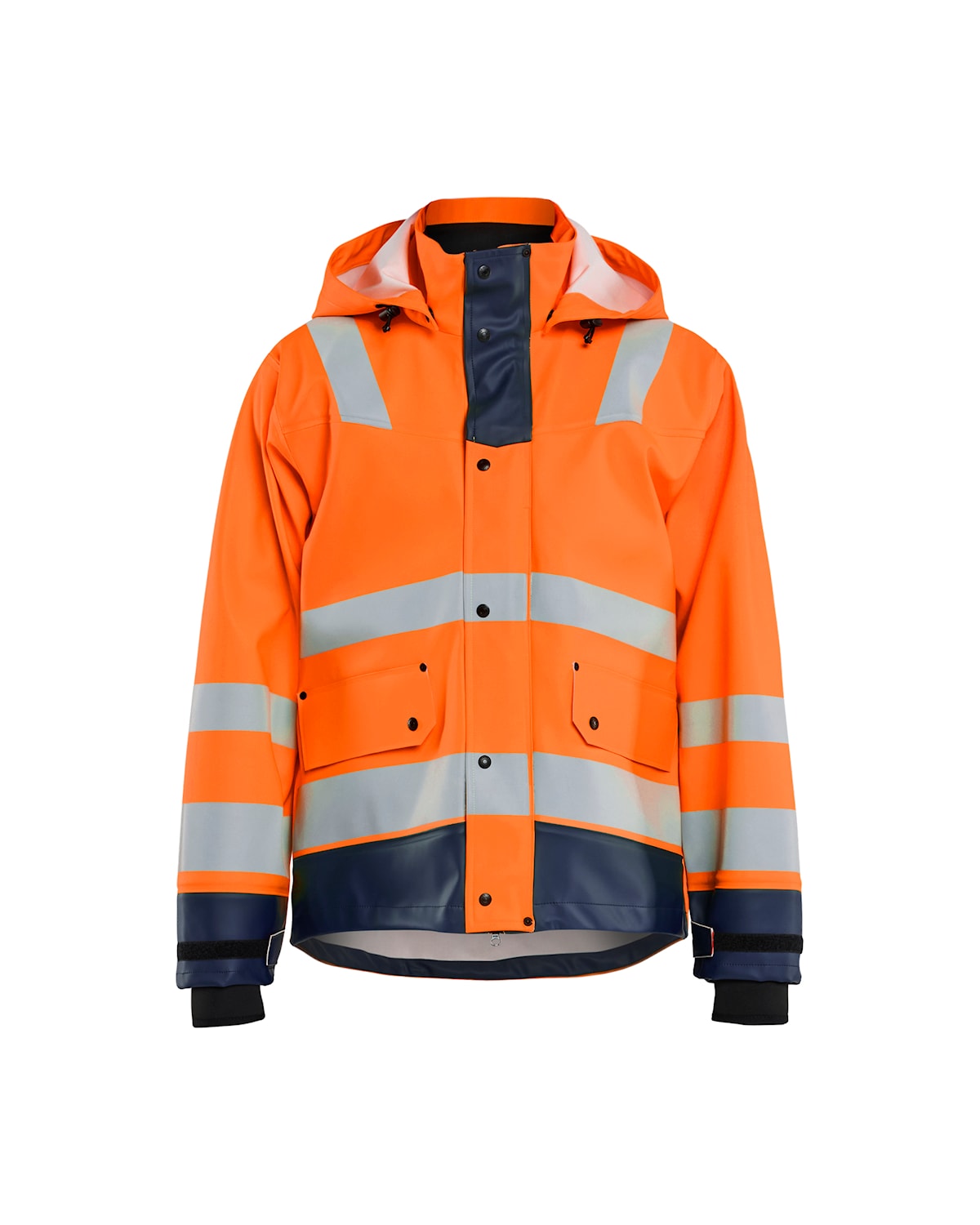 Blåkläder 4327-2005 Regnjacka varsel Level 3 – Varselorange/Marinblå