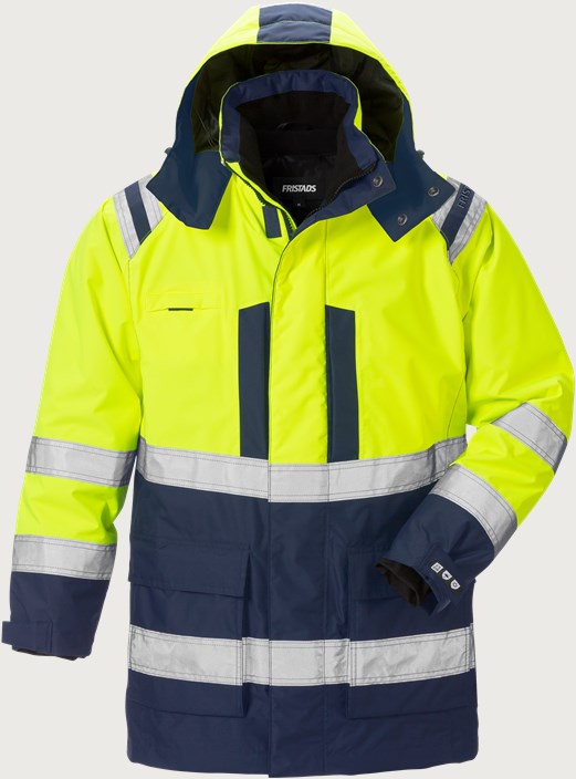 Fristads Varsel Airtech® 2-i-1 parkas 4036 GTT, klass 3 – Varsel Gul/Marinblå (171)