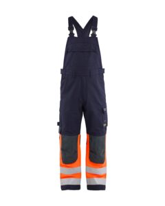 Blåkläder 2888-1524 Hängselbyxa Multinorm Inherent – Marinblå/Varselorange