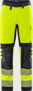 Fristads Flamestat stretchbyxa 2280 FSS, klass 2 – Varsel Gul/Marinblå (171)