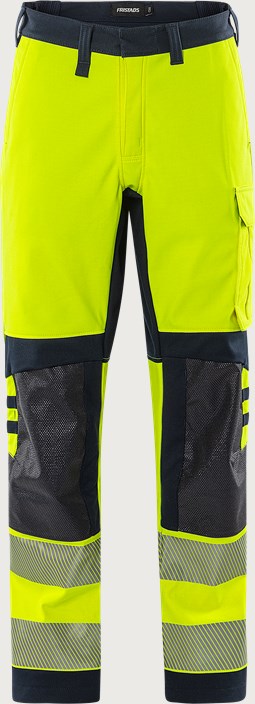 Fristads Flamestat stretchbyxa 2280 FSS, klass 2 – Varsel Gul/Marinblå (171)