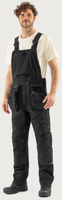 Fristads Hängslebyxa hantverk stretch 1830 GSTT – Svart (940)