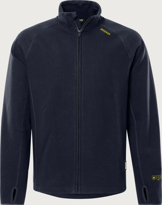 Fristads Flamestat sweatshirt-jacka stretch 7044 MFRN – Mörk marinblå (544)
