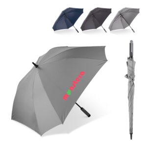 Fyrkantigt paraply Deluxe 27" med automatisk öppning