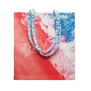 Kasse i polyester med sublimering: 38x42cm