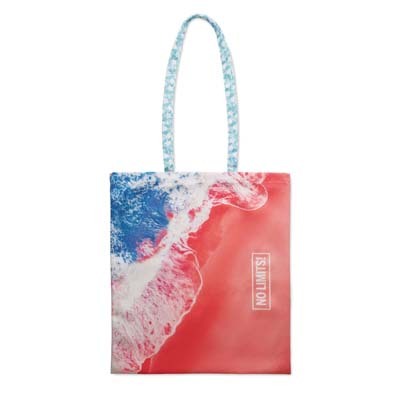 RPET-kasse med sublimering: 38x42cm